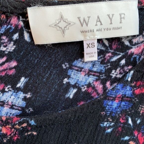 Black Printed Sleeveless Swing Tank XS‎ - Picture 5 of 6